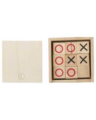 Tic-tac-toe en bois Alessio : jeu classique et naturel pour enfants