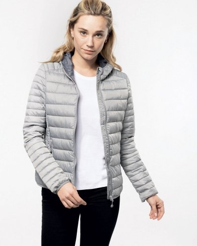 Doudoune légère capuche femme