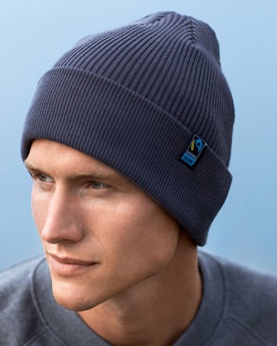 Knit Beanie con risvolto