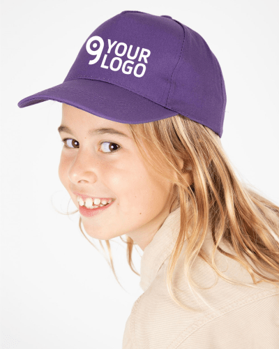 Kids 5-panel-kappe. aus baumwolle