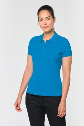 Kurzarm-polohemd für damen