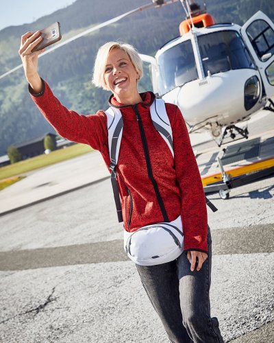 Ladies' Knitted Fleece Hoody