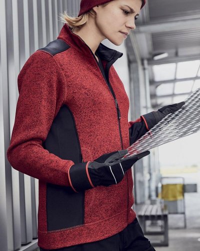 Ladies' Knitted Workwear Fleece Jacket - Strong