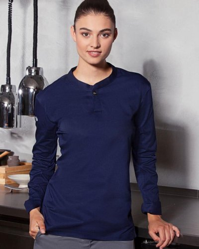 Ladies Long-Sleeve Work Shirt Performance