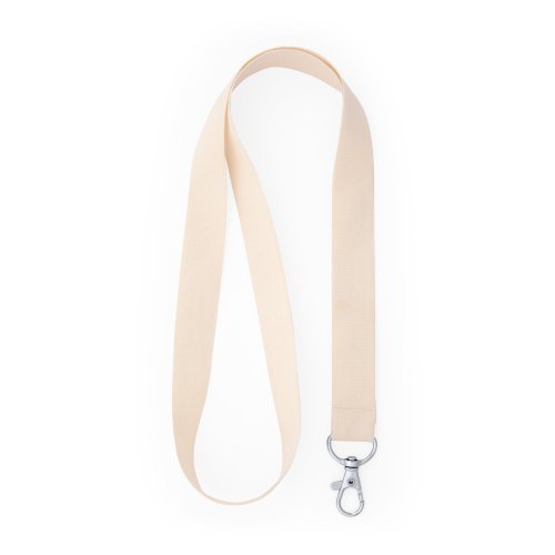 Lanyard in cotone con moschettone eco meet