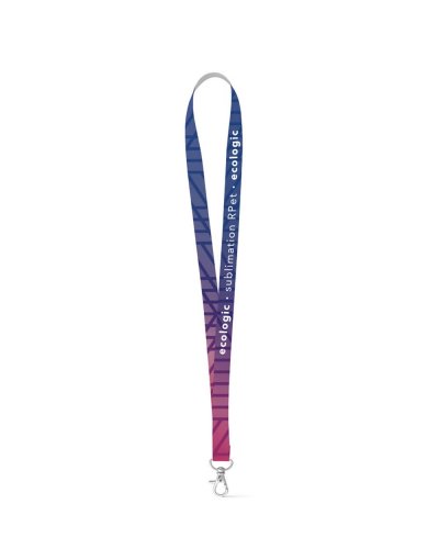 Lanyard in sublimazione monofacciale e completamente personalizzabile