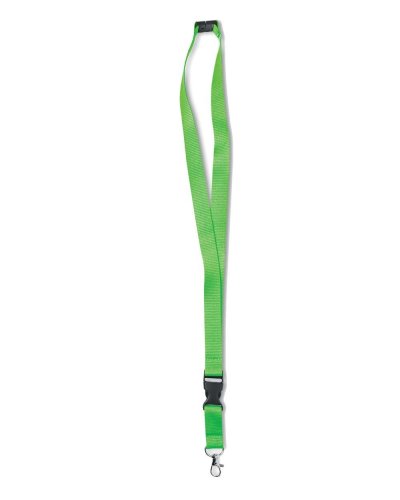 Lanyard neon con moschettone