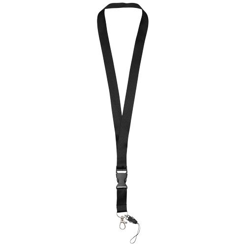 Lanyard Sagan multicolore porta cellulare con fibbia rimovibile