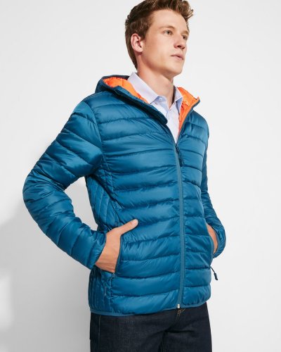 Leichte gesteppte Norway Herrenjacke mit Kapuze