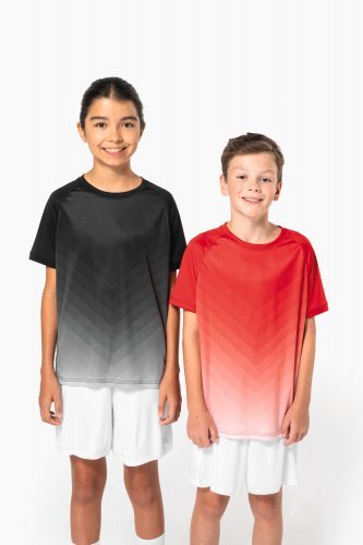 Maglia multisport in poliestere sublimato bambino