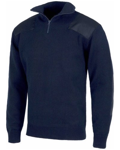 Maglione da lavoro in cotone con rinforzi
