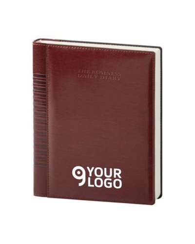 Agenda Giornaliera Lusso 17x24 cm Poliuretano Avorio
