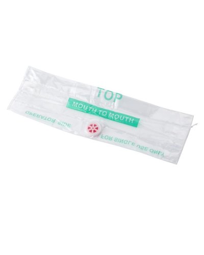 Mascarilla CPR Edward ABS con llavero, estuche azul 12g