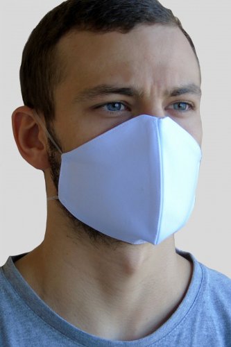 Mascherina ergonomica di contenimento e protezione individuale