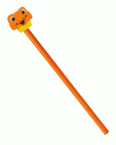 Matita in legno con gomma Rana