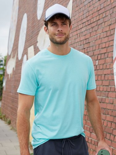Camiseta hombre Ash S, 100% algodón orgánico, cuello redondo ajuste cl