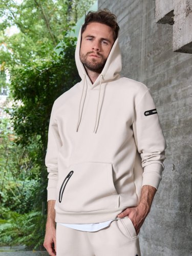 Men's hoody interlock