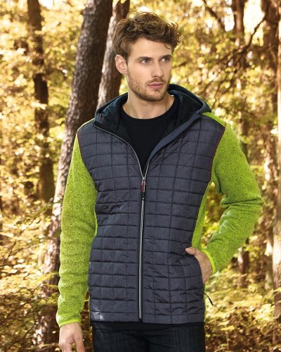 Men's Knitted Hybrid Jacket