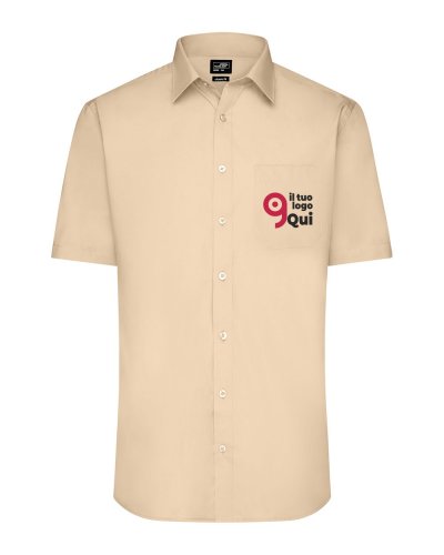 Men's Shirt Shortsleeve Poplin