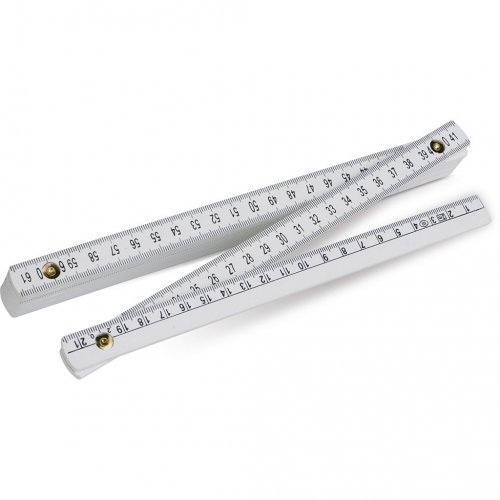 Metre pliant 2 mètres, en plastique.