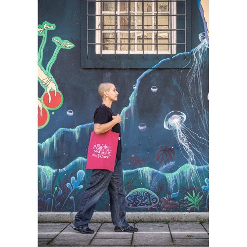 Mexico. tasche aus recycelter baumwolle (70%) und polyester (30% rpet)