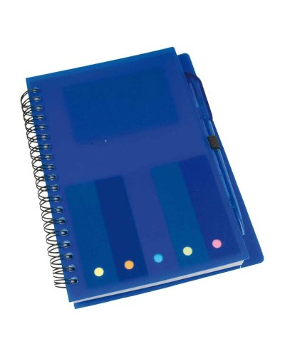 Mini block notes con memo adesivi foglietti e penna