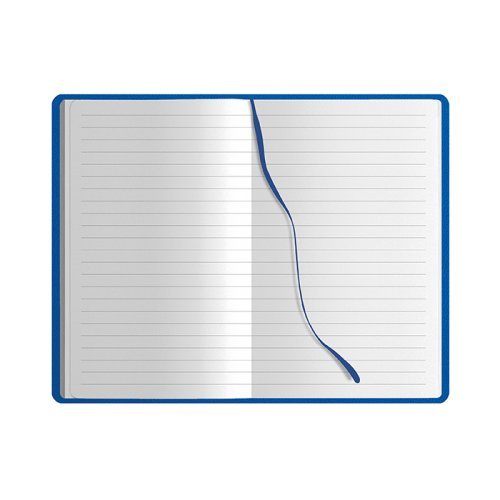 Taccuino A6 in PU con elastico, 160 pagine, righe, colore unico