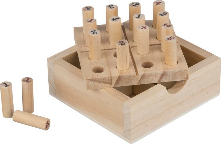 Mini set sudoku in legno di pino kenza
