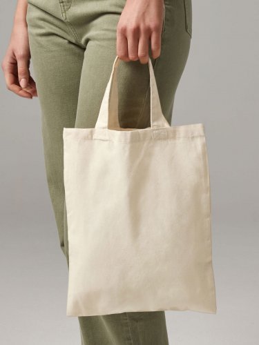 Mini Shopper Baumwolle 140g, 26x32,5cm