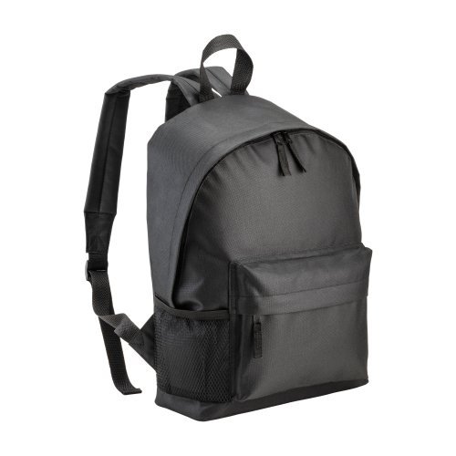 Mochila de poliéster reciclado r-PET con bolsillo exterior con cremall