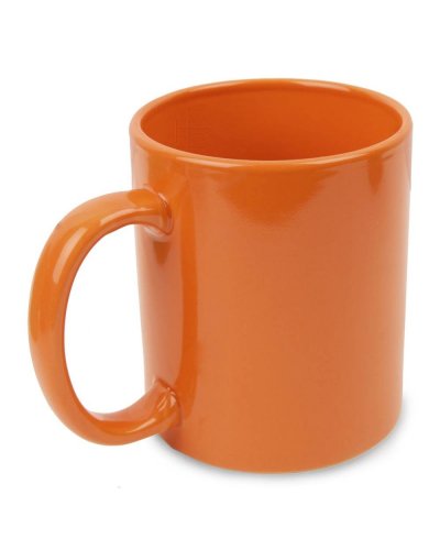 Taza de cerámica blanca de 400 ml, elegante y resistente