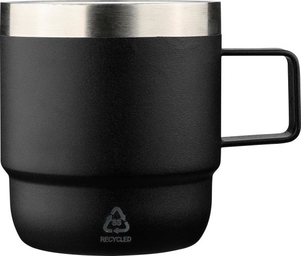 Mug double paroi de 180 ml en acier inoxydable recyclé lilia