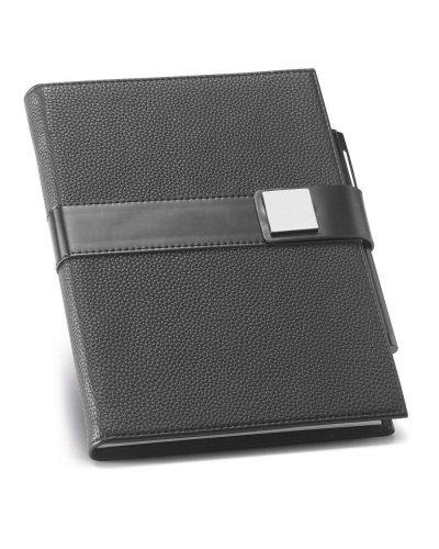 Notebook A5 con interno diviso in tre parti