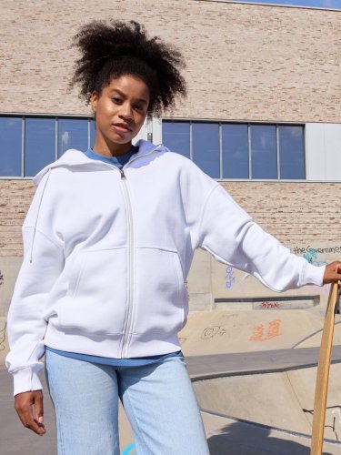 Oversized hooded jacket unisex