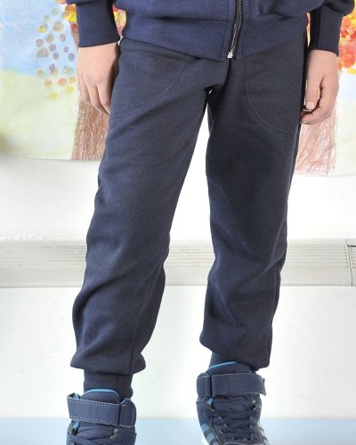 Pantalone bambino felpa french terry