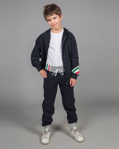Pantalone bambino in felpa made in Italy Sorrento boy