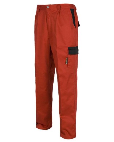 Pantalone con tasche in colore contrastante