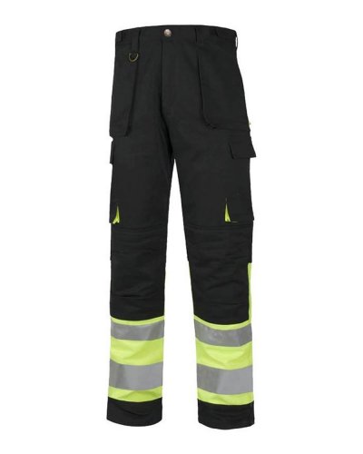 Pantalone fondo dritto bicolore