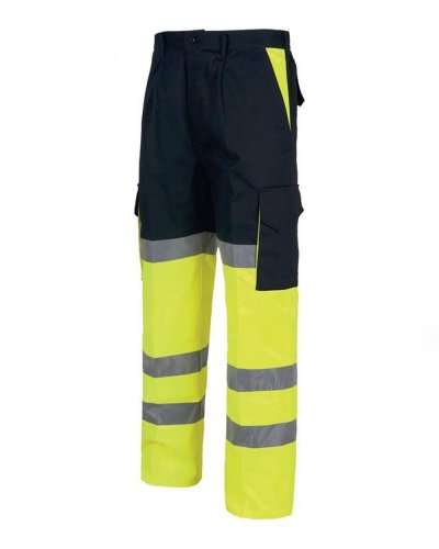 Pantalone multitasche bicolore certificato