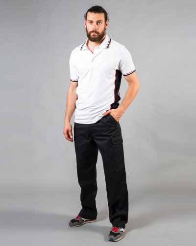 Pantalone multitasche poliestere-cotone