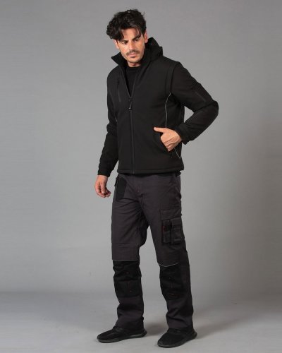 Pantalone professionale multitasche foderato