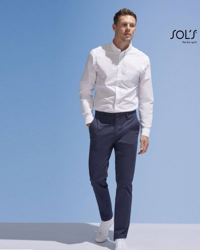 Pantalone uomo satinato Jared