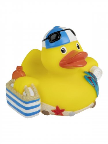 Squeaky duck, beach