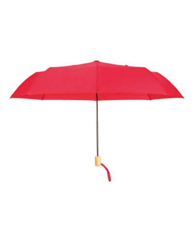 Paraguas mini windproof RPET 21" Save the Planet, mango de madera