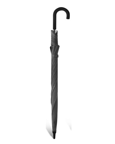 Parapluie golf maxi 30” avec manche courbe rhabillé en caoutchouc, ham