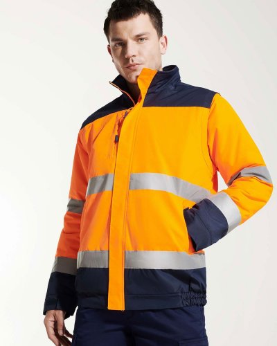 Parka alta visibilità combinazione a due colori Epysilon