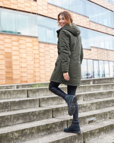 Parka da donna imbottito con cappuccio James & Nicholson