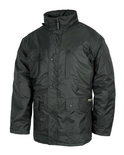 Parka imbottito impermeabile con elastico in vita