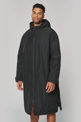 Parka lungo foderato in sherpa unisex