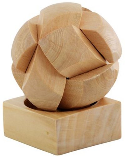 Pelota de ensamblaje de madera DEXTERITY ROUND natural 6 piezas